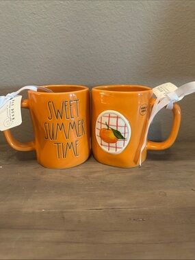 Rae Dunn Sweet Summer Time Peach Mug